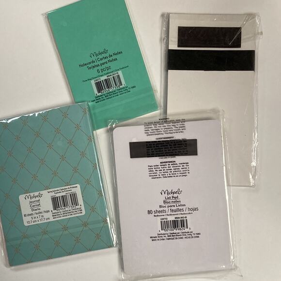 Stationary Mix, 1 Journal, 2 List Pads, 1 Notecards. Gift or Keep for Yourself! - Picture 7 of 7